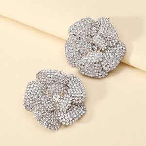 Rosé rhinestones  fashion jewelry earrings